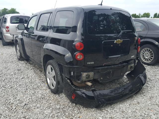 3GNBAADB0AS536519 - 2010 CHEVROLET HHR LS BLACK photo 3