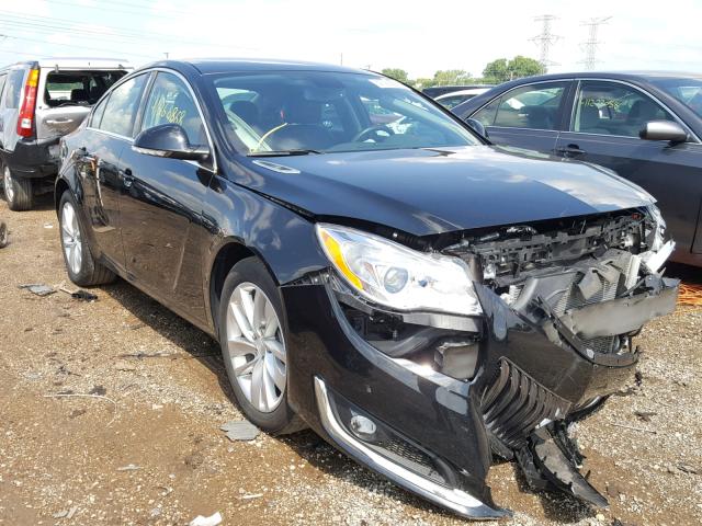 2G4GK5EX5G9128807 - 2016 BUICK REGAL BLACK photo 1