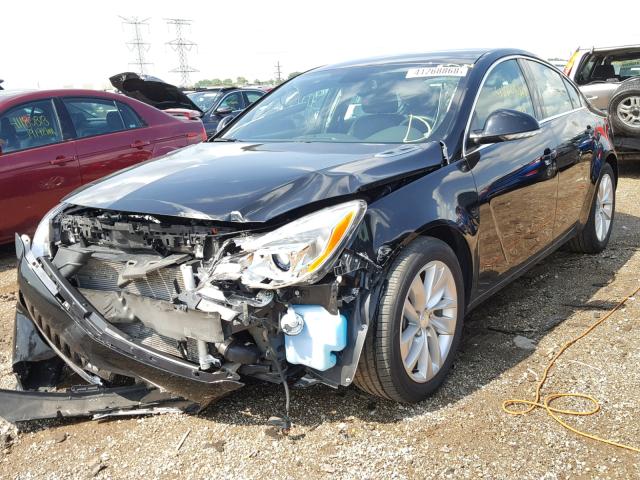 2G4GK5EX5G9128807 - 2016 BUICK REGAL BLACK photo 2