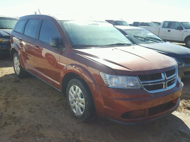 3C4PDCAB3ET240898 - 2014 DODGE JOURNEY ORANGE photo 1