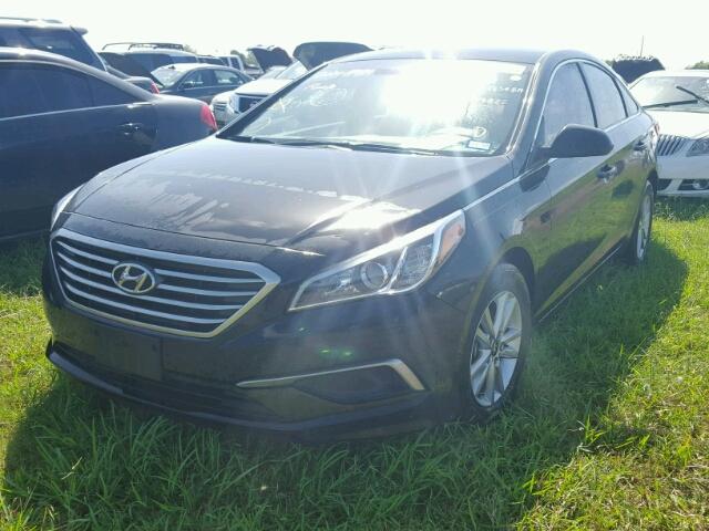 5NPE24AF7GH377822 - 2016 HYUNDAI SONATA BLACK photo 2