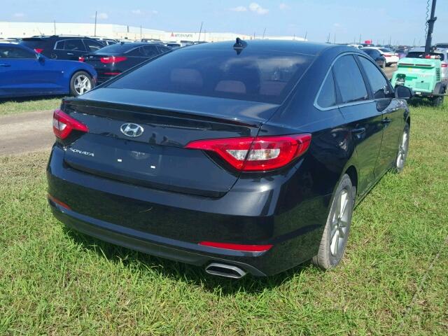 5NPE24AF7GH377822 - 2016 HYUNDAI SONATA BLACK photo 4