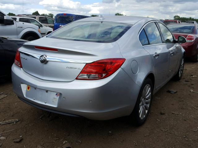 2G4GS5EK2C9137639 - 2012 BUICK REGAL PREM SILVER photo 4