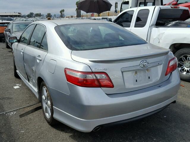 4T1BK46K97U043186 - 2007 TOYOTA CAMRY NEW SILVER photo 3