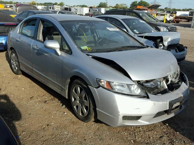 2HGFA1F5XBH308843 - 2011 HONDA CIVIC LX SILVER photo 1