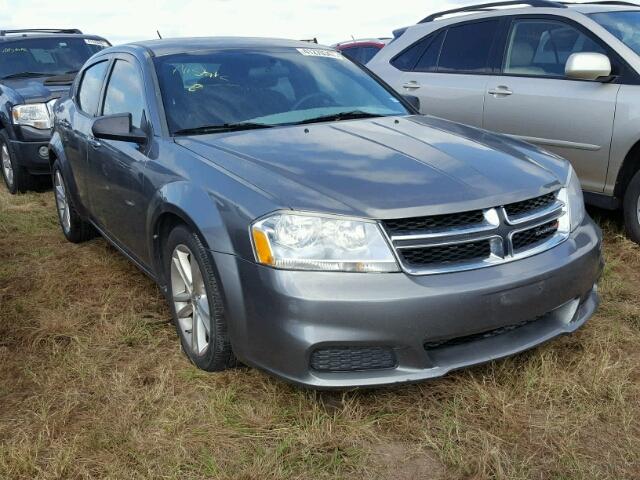 1C3CDZAG7CN329498 - 2012 DODGE AVENGER GRAY photo 1