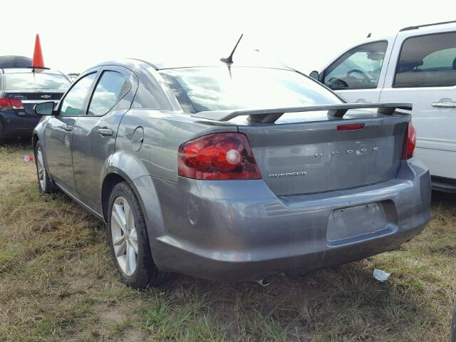 1C3CDZAG7CN329498 - 2012 DODGE AVENGER GRAY photo 3