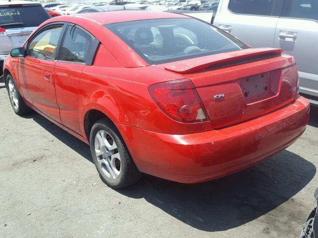 1G8AW12F04Z112593 - 2004 SATURN ION LEVEL RED photo 3
