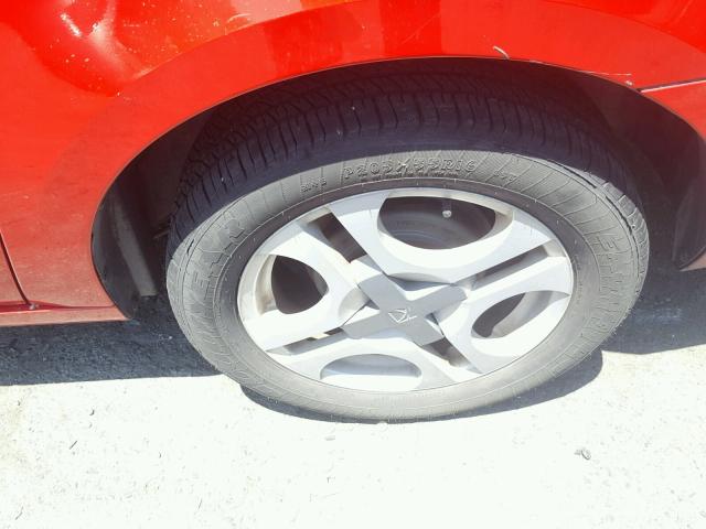 1G8AW12F04Z112593 - 2004 SATURN ION LEVEL RED photo 9