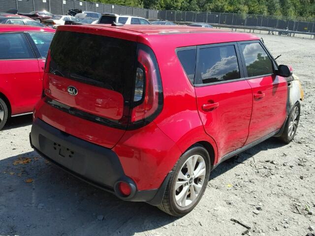 KNDJP3A51E7711863 - 2014 KIA SOUL + RED photo 4