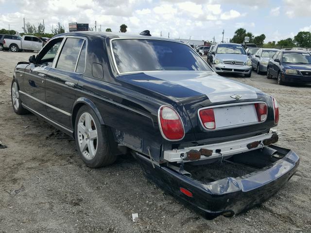 SCBLF34F53CX09475 - 2003 BENTLEY ARNAGE T BLACK photo 3