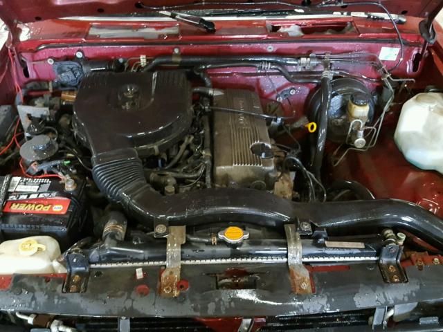 1N6SD16S5VC313205 - 1997 NISSAN TRUCK KING MAROON photo 7