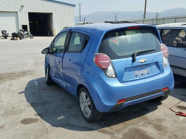 KL8CB6S92EC582333 - 2014 CHEVROLET SPARK LS BLUE photo 3