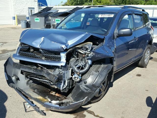 JTMBD33V486059387 - 2008 TOYOTA RAV4 BLUE photo 2