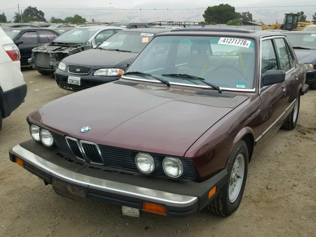 WBADK7304F9356047 - 1985 BMW 528 E RED photo 2