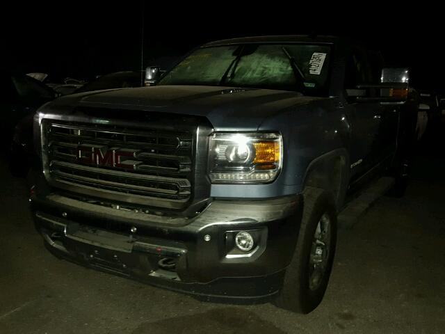 1GT12ZE84FF596382 - 2015 GMC SIERRA K25 BLUE photo 2