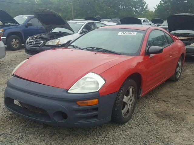 4A3AC44G83E067573 - 2003 MITSUBISHI ECLIPSE GS RED photo 2