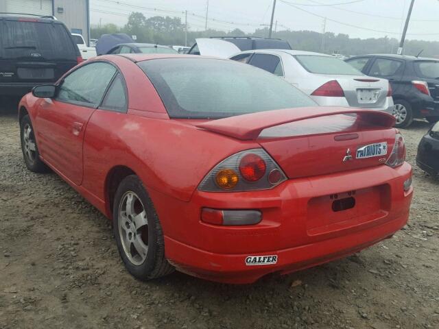 4A3AC44G83E067573 - 2003 MITSUBISHI ECLIPSE GS RED photo 3