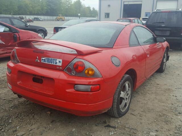 4A3AC44G83E067573 - 2003 MITSUBISHI ECLIPSE GS RED photo 4