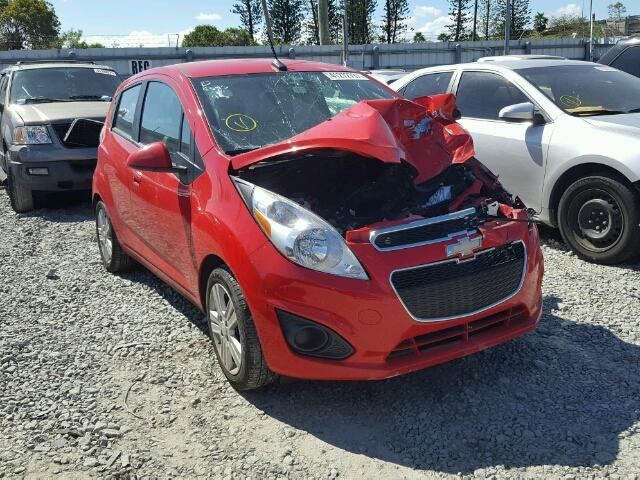 KL8CD6S99EC556595 - 2014 CHEVROLET SPARK 1LT RED photo 1