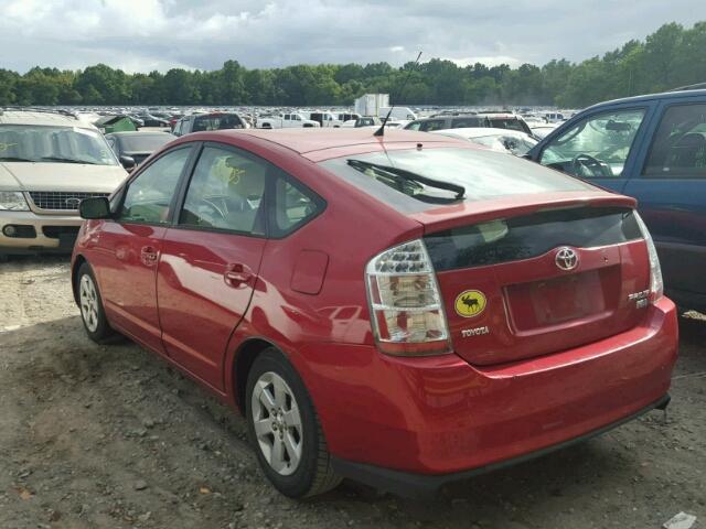 JTDKB20U063138730 - 2006 TOYOTA PRIUS RED photo 3