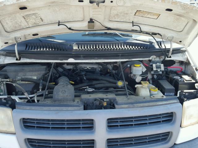 2B6LB31ZXYK175487 - 2000 DODGE RAM VAN B3 WHITE photo 7