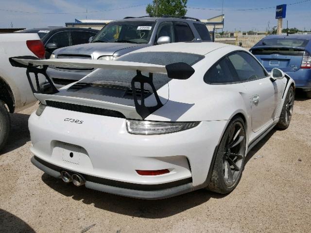 WP0AF2A99GS192402 - 2016 PORSCHE 911 GT3 RS WHITE photo 4