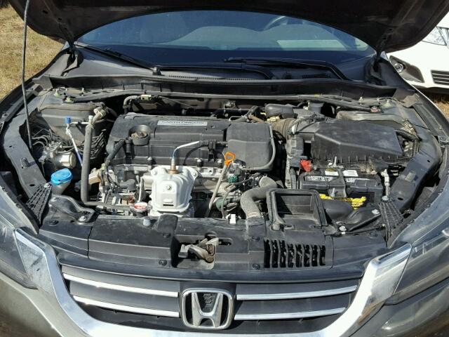 1HGCR2F56EA010682 - 2014 HONDA ACCORD SPO GRAY photo 7