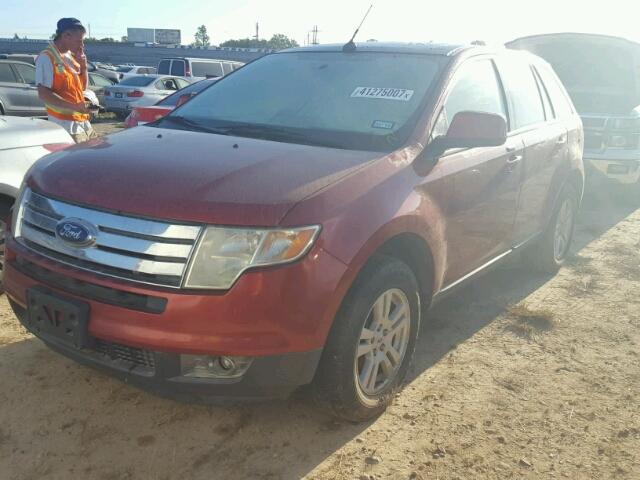 2FMDK38C47BA64882 - 2007 FORD EDGE SEL BURGUNDY photo 2