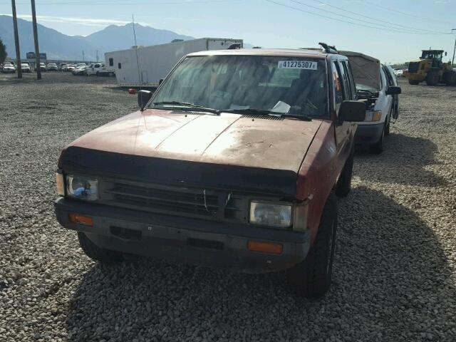 JN8HD17YXMW025813 - 1991 NISSAN PATHFINDER RED photo 2