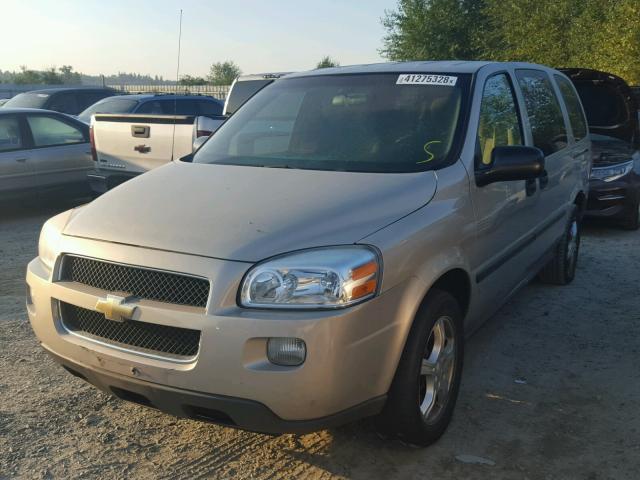 1GNDV231X7D218606 - 2007 CHEVROLET UPLANDER L 金色 照片 2