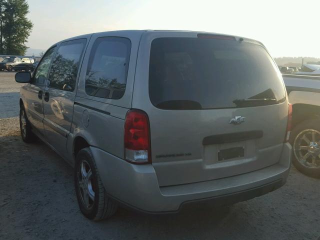 1GNDV231X7D218606 - 2007 CHEVROLET UPLANDER L 金色 照片 3