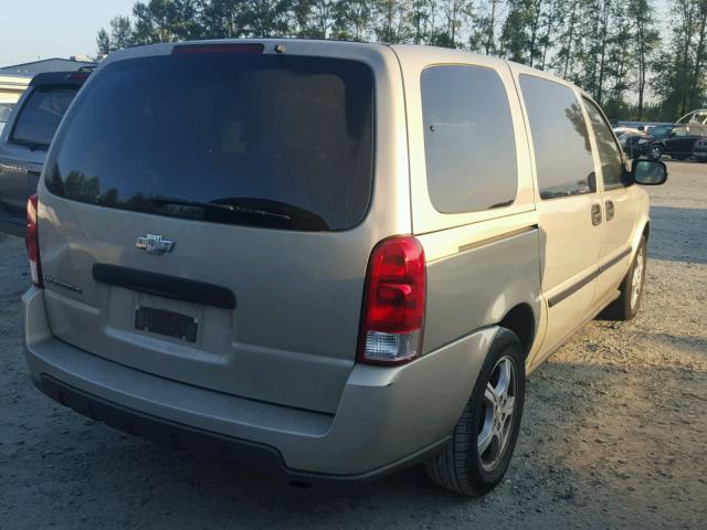 1GNDV231X7D218606 - 2007 CHEVROLET UPLANDER L 金色 照片 4