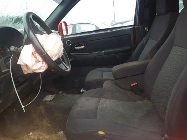 1GCHTCFE7C8116915 - 2012 CHEVROLET COLORADO L RED photo 5