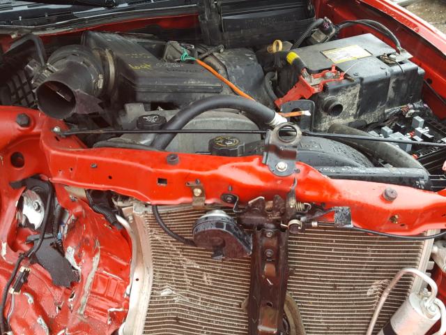 1GCHTCFE7C8116915 - 2012 CHEVROLET COLORADO L RED photo 7