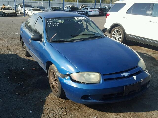 1G1JF52F347209398 - 2004 CHEVROLET CAVALIER L BLUE photo 1