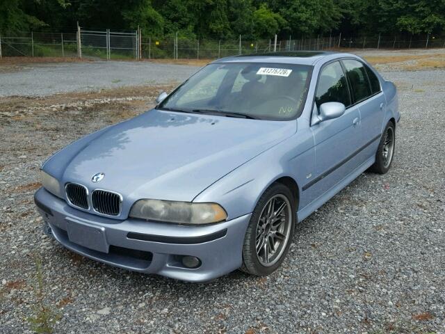 WBSDE9347YBZ95942 - 2000 BMW M5 BLUE photo 2