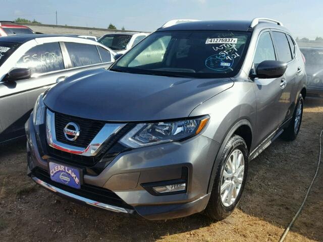 5N1AT2MN4HC794195 - 2017 NISSAN ROGUE SV GRAY photo 2