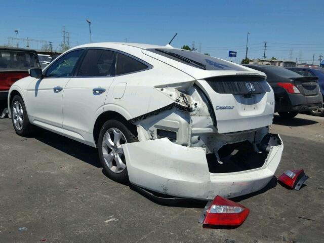 5J6TF1H5XCL006225 - 2012 HONDA CROSSTOUR WHITE photo 3