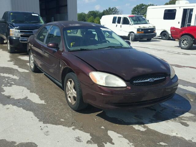 1FAFP56S2YA167077 - 2000 FORD TAURUS MAROON photo 1