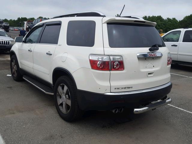 1GKLRMED4AJ101788 - 2010 GMC ACADIA SLT 白色 照片 3