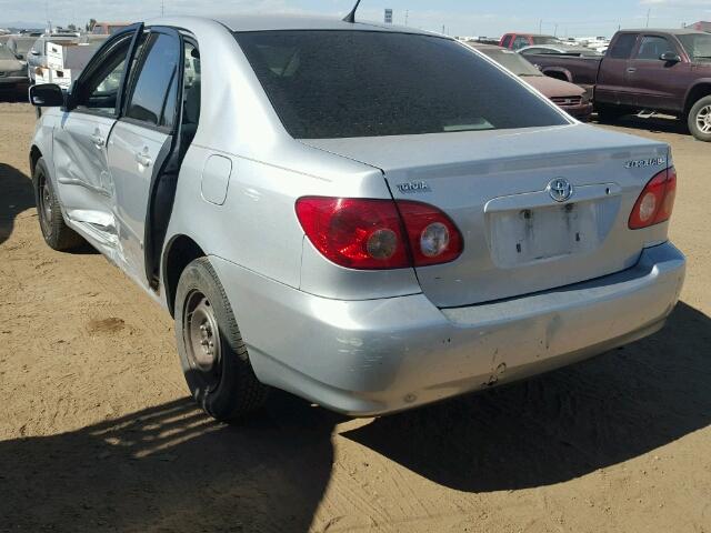 1NXBR32EX6Z644658 - 2006 TOYOTA COROLLA SILVER photo 3