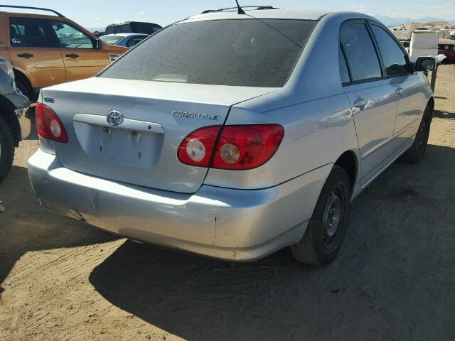 1NXBR32EX6Z644658 - 2006 TOYOTA COROLLA SILVER photo 4