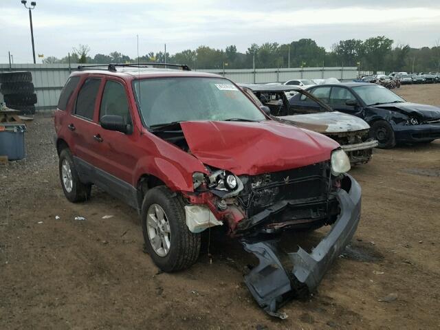 1FMYU03105KB05138 - 2005 FORD ESCAPE XLT RED photo 1