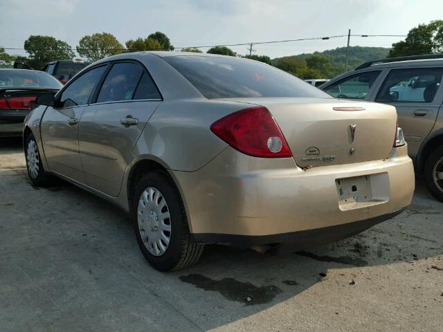 1G2ZF55B964237217 - 2006 PONTIAC G6 SE GOLD photo 3