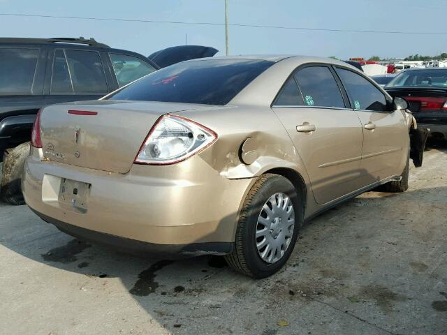 1G2ZF55B964237217 - 2006 PONTIAC G6 SE GOLD photo 4