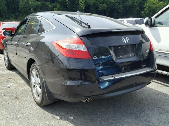 5J6TF2H52CL003437 - 2012 HONDA CROSSTOUR BLACK photo 3