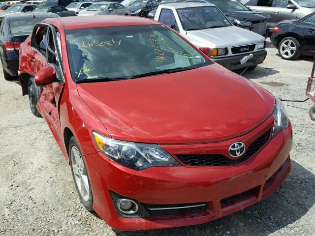 4T1BF1FK9EU776368 - 2014 TOYOTA CAMRY L RED photo 1