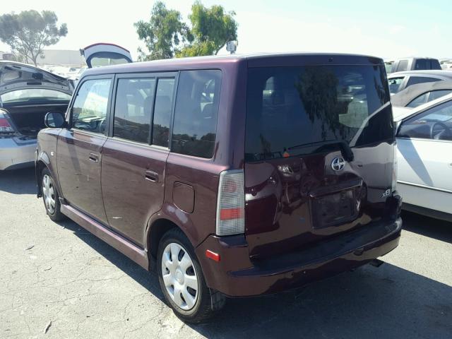 JTLKT324564038699 - 2006 TOYOTA SCION XB Bənövşəyi foto 3