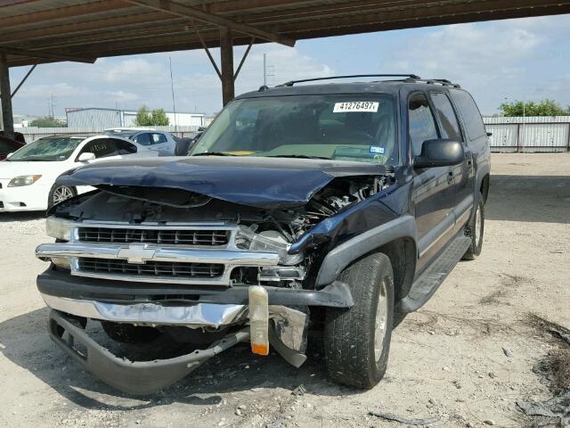 1GNEC16Z84J141060 - 2004 CHEVROLET SUBURBAN C BLUE photo 2